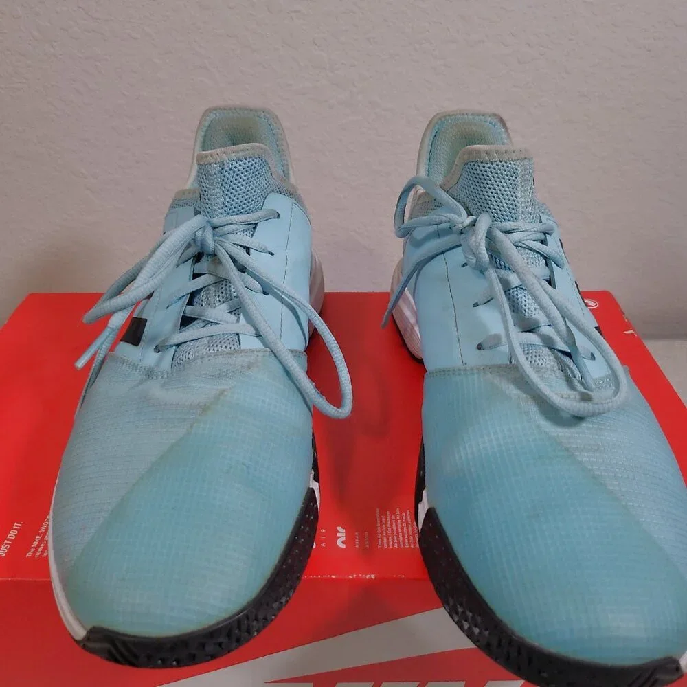 Size 12 - adidas Gamecourt Blue And Black Priced To Sell - Picture 6 of 10